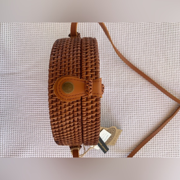 NWT Rattan Round Purse - Picture 6 of 8